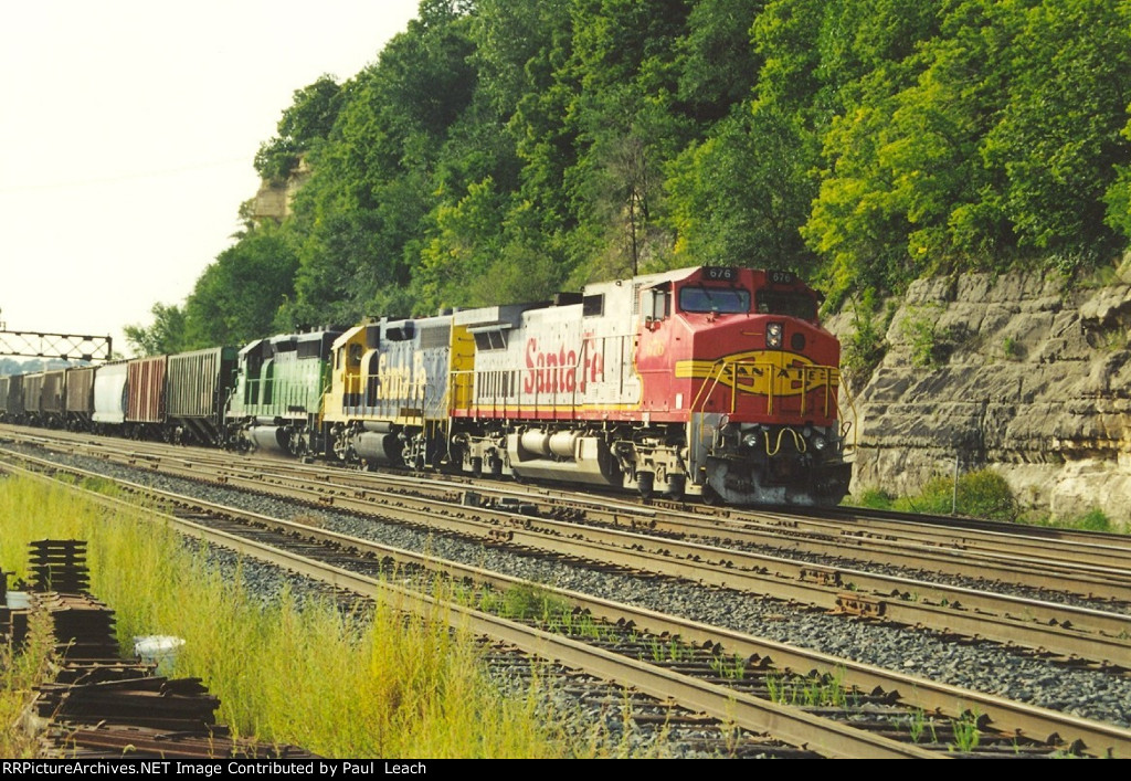 Eastbound grain train
